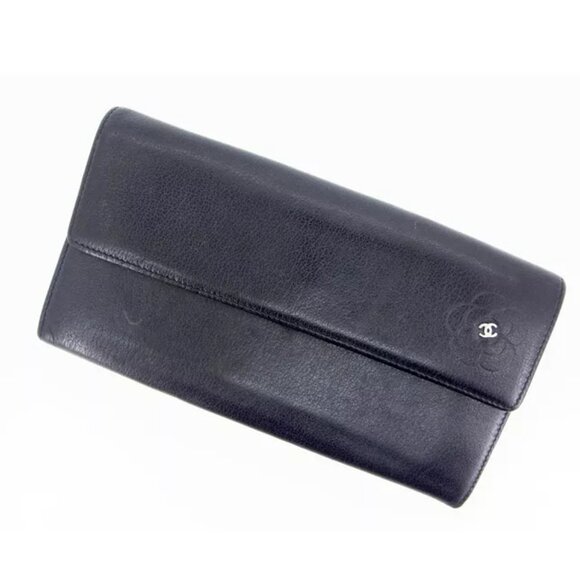 Chanel Wallet Purse Long Wallet COCO Woman Authentic Used - Picture 1 of 5